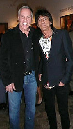 Ronnie Wood and Dewey Graff