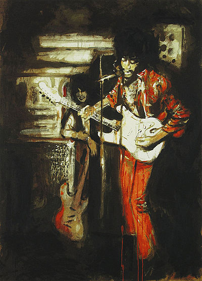 Me and Jimi at the Scene