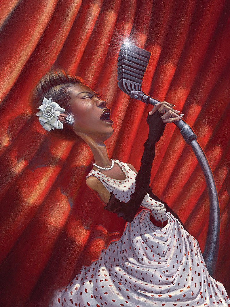 "Harlem Rose" by Justin Bua Show Large Artwork