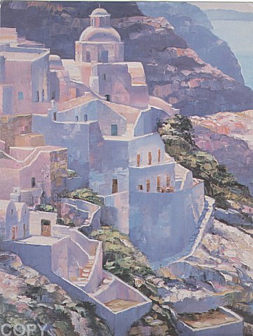 Hillside at Fira