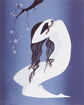 Figure in Blue Grays