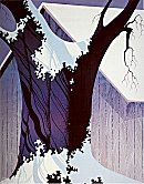 Violet Tree and Barn