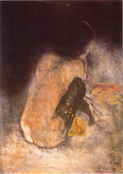 Nude with Gold