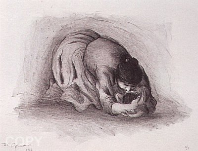 Navajo Mother In Supplication