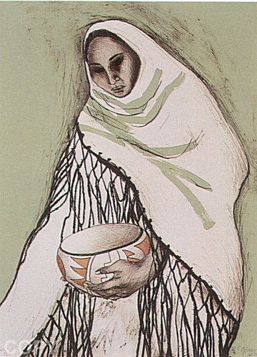 Lady With Green Shawl(Khisani)