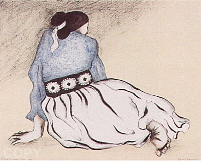 Woman With Concho