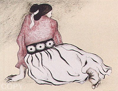 Woman With Concho