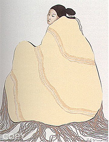 Lady In A Yellow Blanket