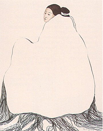 Lady In A Yellow Blanket