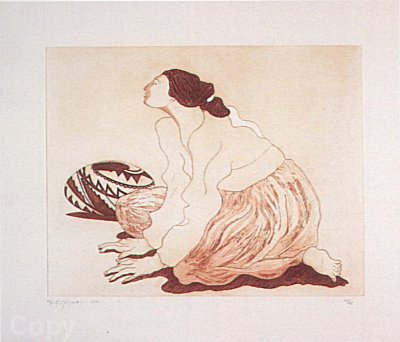 Woman With Pot