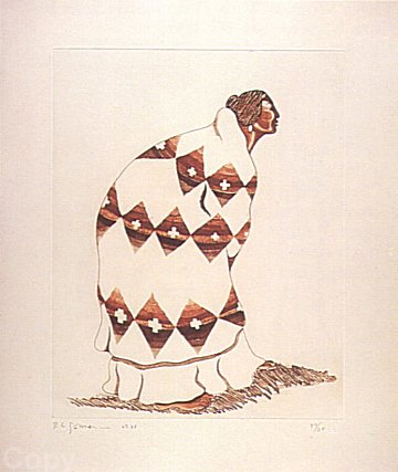 Woman With Pendleton
