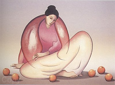 Woman With Oranges