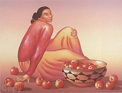 Woman With Apple