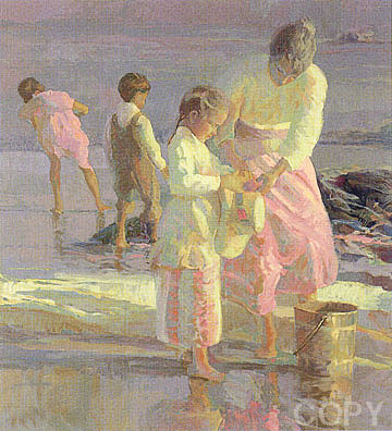Playing at the Shore