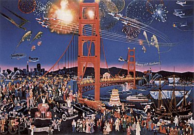 Golden Gate Bridge - 50th Anniversary