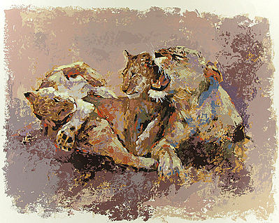 Lioness and Cubs