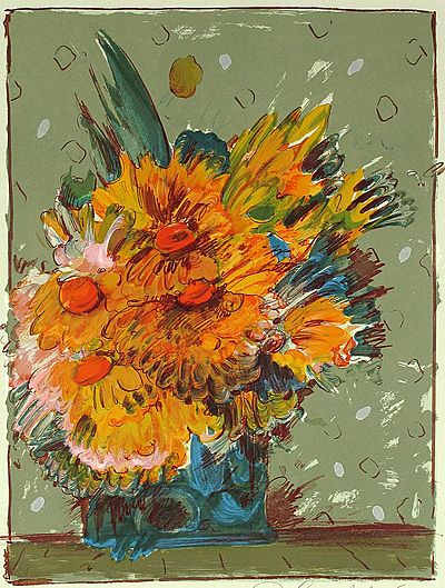 Flowers in Brown