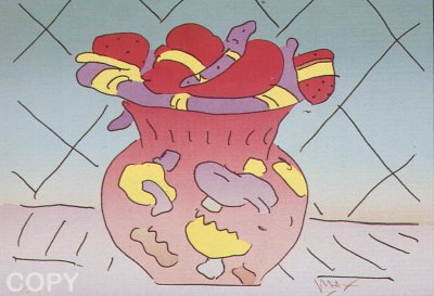 Red Vase