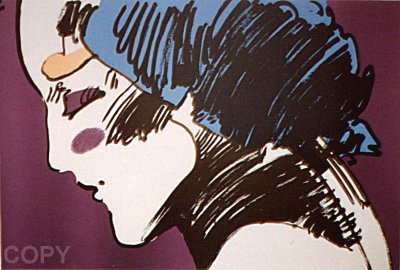 Woman's Face (Purple)