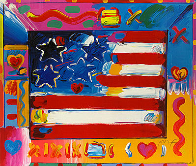 Flag With Heart II