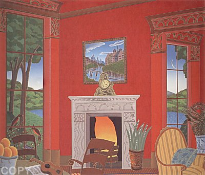 Red Room with Guitar