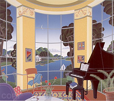 Yellow Music Room