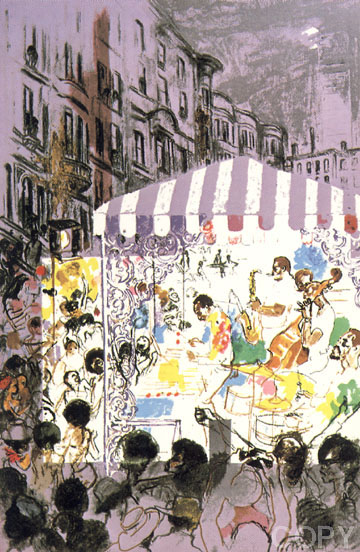 Harlem Street Jazz Scene