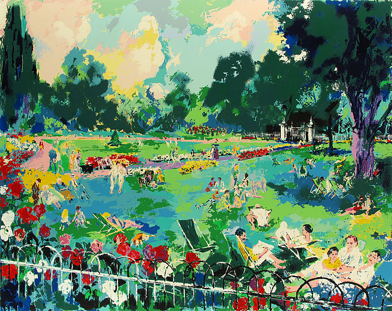 Regents Park by LeRoy Neiman Dewey Graff Fine Art Fine Art Broker