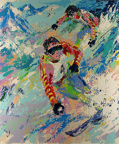 Skiing Twins