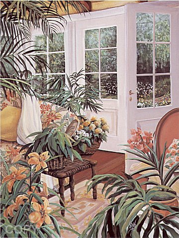 Morning View to a Garden