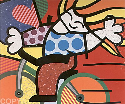 Girl on Bicycle