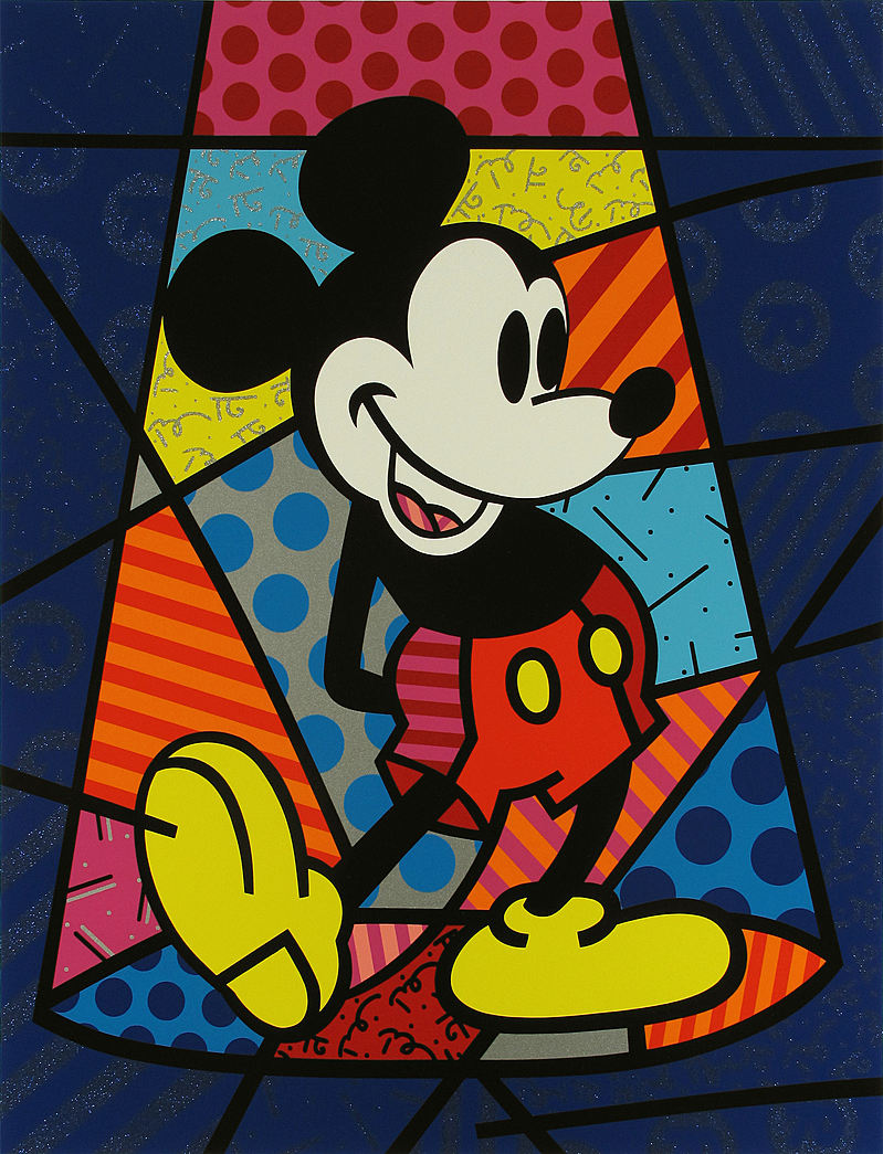 Britto Mickey Mouse (Spotlight Mickey)