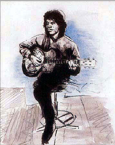Mick With Guitar