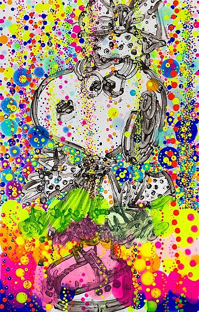 Up Town Art Lady Bubble Bath