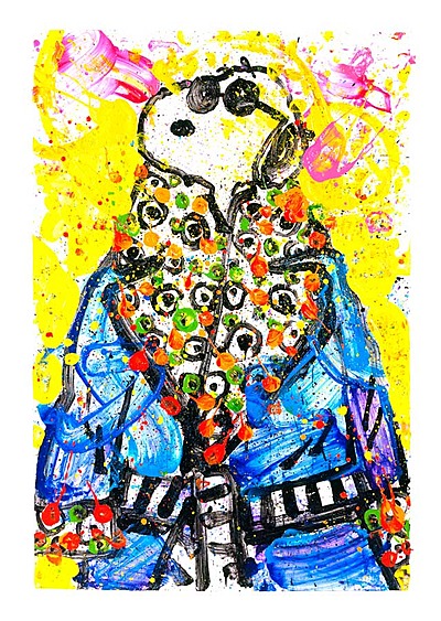 Wearing Jim Dine Snoopy