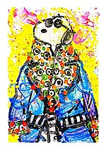 Wearing Jim Dine Snoopy