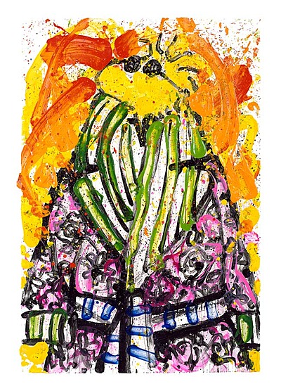 Wearing Jim Dine Shorty