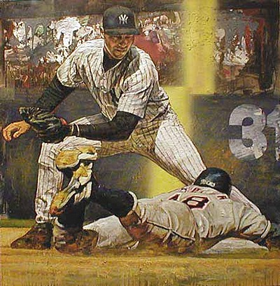 Derek Jeter Making the Tag