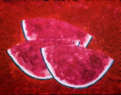 Sandias en Rojo (Watermelons in Red)