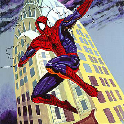 Spider Man (Light Blue)