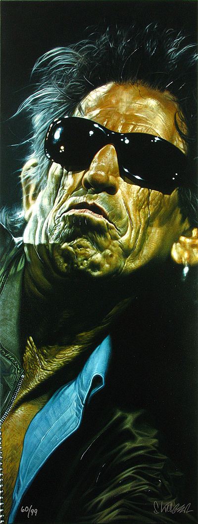 Rolling Stones 40 x 40 Keith