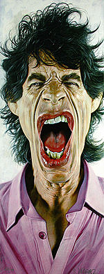 Rolling Stones 40 x 40 Mick