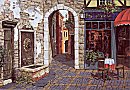 Cafe Nid d' Aisle / Fresco and Fountain