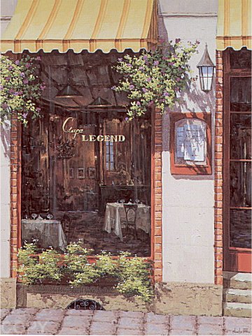 Spring Afternoon at Cafe Legend